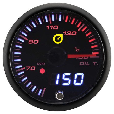 Gauge Auto Gauge olajhőmérséklet - FIGYELMEZTETÉS LED