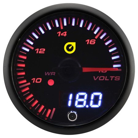 Gauge Auto Gauge vOLT feszültség - FIGYELMEZTETÉS LED