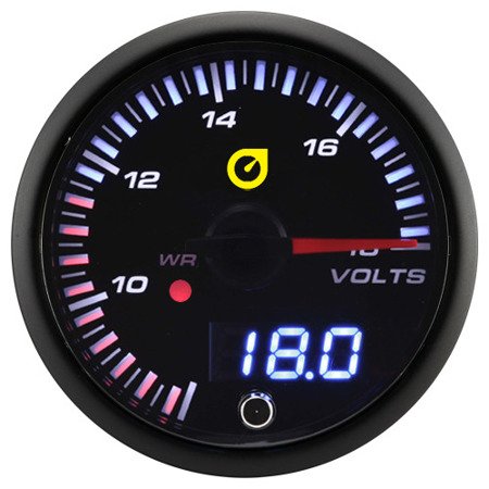 Gauge Auto Gauge vOLT feszültség - FIGYELMEZTETÉS LED