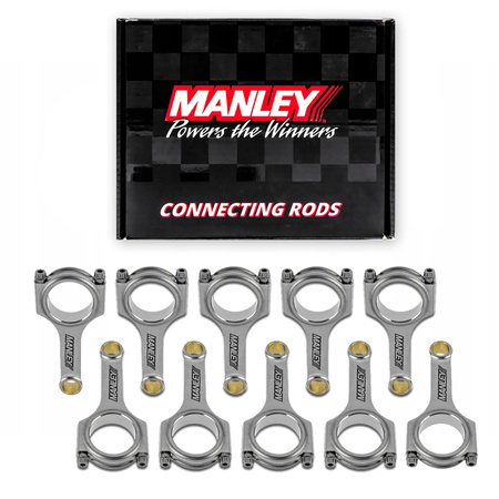 Manley Pro-Series hajtókar készlet a következőkhöz Audi 5.2L FSI V10 I-Beam Conrod Set 6.063 15435-10