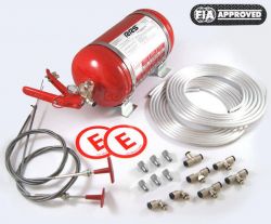 Mechanikus RRS ECOFIREX FIA 4.25L tűzoltó rendszer