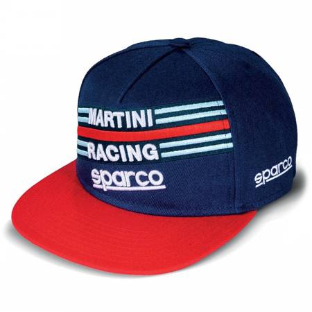 Sparco Flat Visor MARTINI RACING Baseball sapka