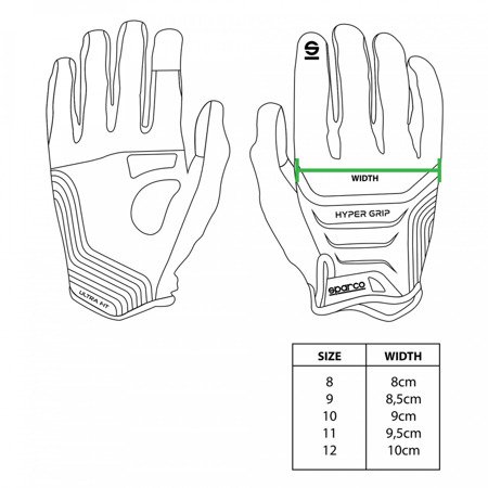 Sparco Hypergrip játékos Rękawice