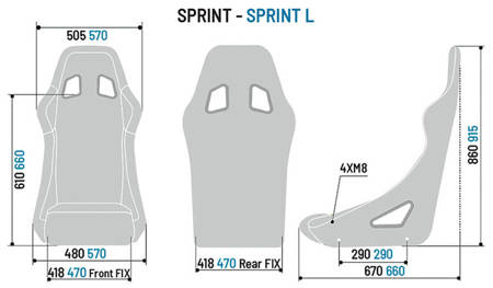 Sparco Sprint autósülés