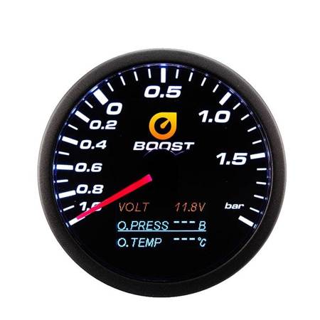 Turbo Auto Gauge 4 IN 1 60mm-es erősítést jelző