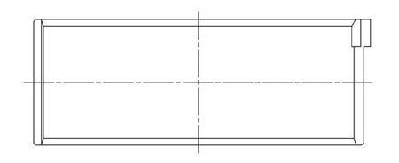 ACL Conrod guolio korpusas Honda F20C/F22C/H22A4 0.025mm