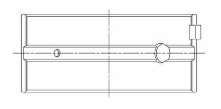 ACL pagrindinis guolio korpusas Ford BDA/BDB/BDC/BDD .001"