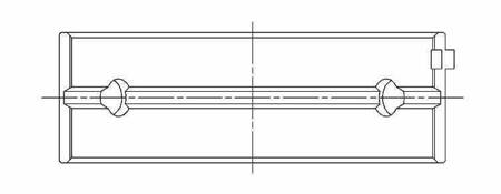 ACL pagrindinis guolio korpusas Mitsubishi 4G63/T/4G64 '97 > 0.025mm