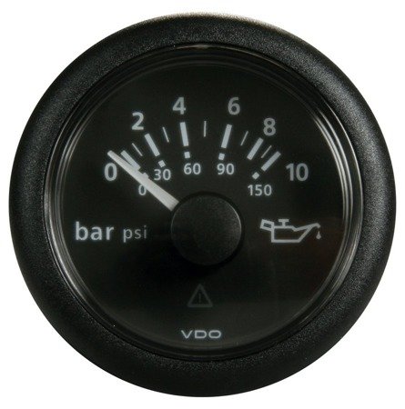 Alyvos slėgio Gauge VDO VIEWLINE 0-10 bar