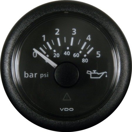 Alyvos slėgio Gauge VDO VIEWLINE 0-5 bar