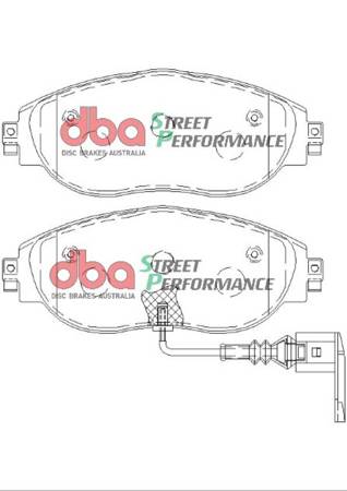 Brake Pads Street Performance ECE R90 certified rear - DB8849SP AUDI Q3 quattro F3 S3 8V TT 8S TTS CUPRA Ateca SEAT Alhambra 7N Leon 5F Tarraco SKODA Kodiaq Octavia 5E Superb 3T 3V VOLKSWAGEN Arteon CC Golf Mk7 Clubsport S Performance Package TCR Mk8