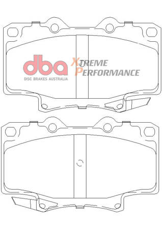 Brake Pads Xtreme Performance ECE R90 certified Hawk HB312x.591 front - DB1199XP TOYOTA 4 Runner KZN130 LN130 VZN130 Hilux Surf LN131 Landcruiser FZJ80 HDJ80 HDJ81 HZJ80