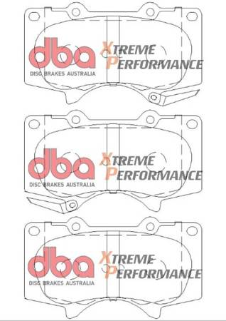 Brake Pads Xtreme Performance ECE R90 certified Hawk HB490x.665 front - DB1482XP LEXUS GX460 GX470 MITSUBISHI Pajero Shogun TOYOTA Aust NZ FJ Cruiser Fortuner AN150 AN50 Hi-Lux Double Cab AHT GUN MRO Extra Single VSC KUN26 Landcruiser GRJ120 GRJ150