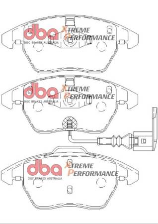 Brake Pads Xtreme Performance ECE R90 certified Hawk HB543x.760 front - DB1849XP AUDI A1 8X A3 8P Cabriolet quattro Q3 8U TT 8J SEAT Alhambra 7N Altea Freetrack Ibiza 6J 6P Leon 1P Toledo SKODA Fabia 5J NJ Octavia 1Z Rapid Spaceback Superb 3T Yeti