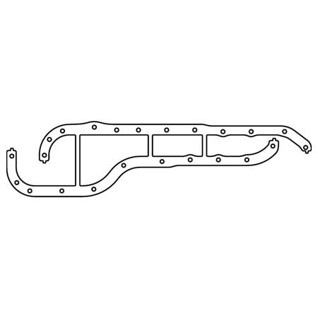 Cometic galvos tarpiklis OIL PAN RAIL GASKETS .060" AFM