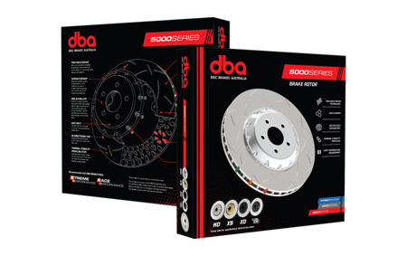 DBA disc brake 5000 series - Slotted L/R - Rotor Only front - DBA52370.1RS NISSAN GT-R R35