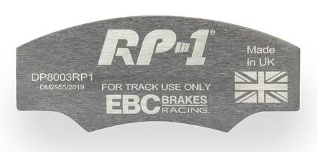 DP8003RP1 - Lenktyninių stabdžių trinkelių rinkinys RP-1 Racing serija EBC Brakes