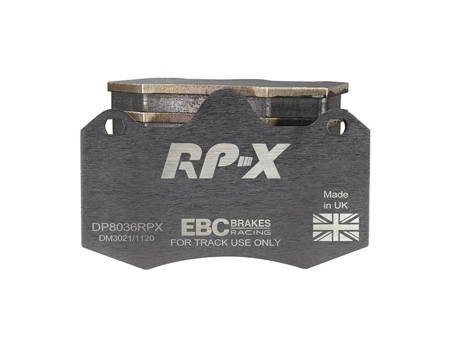 DP8036RPX - Lenktyninių stabdžių trinkelių rinkinys RP-X Racing serija EBC Brakes