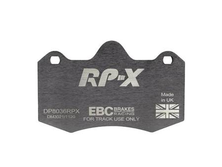 DP8036RPX - Lenktyninių stabdžių trinkelių rinkinys RP-X Racing serija EBC Brakes
