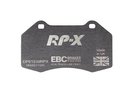 DP81539RPX - Lenktyninių stabdžių trinkelių rinkinys RP-X Racing serija EBC Brakes