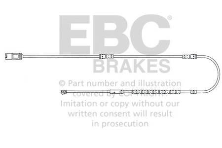 EFA128 - Stabdžių kaladėlių susidėvėjimo jutiklis EBC Brakes