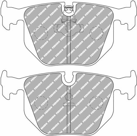 Ferodo Racing DS1.11 galinės stabdžių kaladėlės FCP1483W BMW 3 E46 Convertible Coupe Touring 5 E34 E39 7 E38 X3 E83 X5 E53 Z4 E85 Z8 LAND ROVER Range Rover III LM 