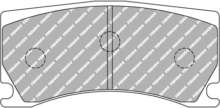 Ferodo Racing DS2500 galinės stabdžių kaladėlės FRP3135H JAGUAR XK Convertible PEUGEOT 308 RCZ