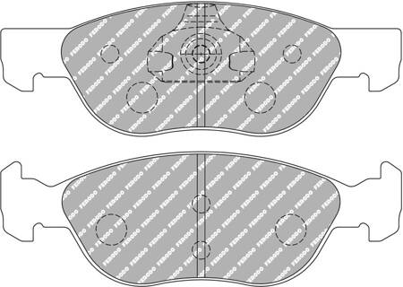 Ferodo Racing DS2500 priekinės stabdžių kaladėlės FCP1056H ALFA ROMEO 145 146 SPIDER 916 FIAT 183 Brava Bravo Marea Marea Weekend Marengo Punto 176 PUNTO 188 LANCIA Dedra Delta Delta