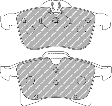 Ferodo Racing DS2500 priekinės stabdžių kaladėlės FCP1640H HOLDEN COMBO Box XC OPEL ADAM ASTRA H Estate GTC Saloon TwinTop CORSA C D E MERIVA B ZAFIRA B Van VAUXHALL Mk V H Hatchback Sport Hatch H ASTRAVAN IV G II C F25 TOUR