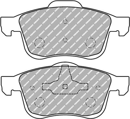 Ferodo Racing DS2500 priekinės stabdžių kaladėlės FCP1805H ALFA ROMEO 159 939 Sportwagon Brera GIULIETTA SPIDER 939 