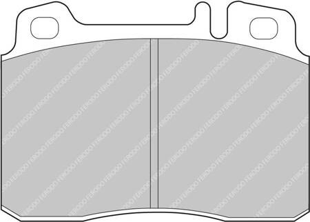 Ferodo Racing DS2500 priekinės stabdžių kaladėlės FCP646H MERCEDES 190 W201 300 320 400 420 500 C36 AMG E320 E36 E360 E420 E430 SL24 SL280 SL300 SL320 SL500 SL600