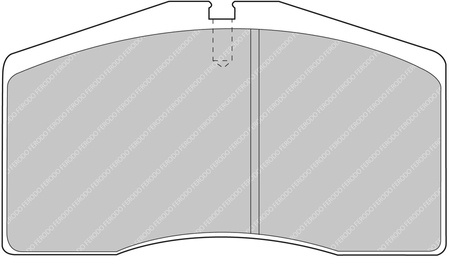 Ferodo Racing DS2500 priekinės stabdžių kaladėlės FCP891H AUDI A8 S8 Quattro PORSCHE 911 964 993 928 968 993,