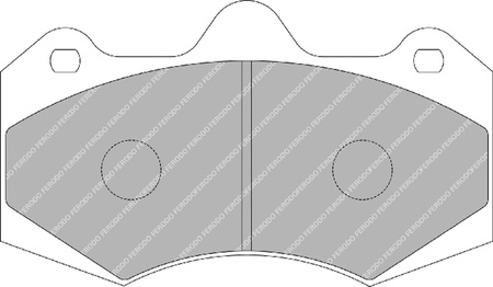 Ferodo Racing DSUNO priekinės stabdžių kaladėlės FRP3084Z ASTON MARTIN Vanquish Vanquish S KIA Venga MCLAREN 570 GT 650 LT MP4 SEAT Leon MK1 MK2 