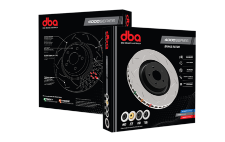 Galinių stabdžių diskų rinkinys DBA 4000 series - T3 - DBA42165S + DBA Brake Pads Street Performance (Hawk HB774x.650) - DB9022SP + HEL pintos stabdžių linijos Ford Mustang 6th Generation