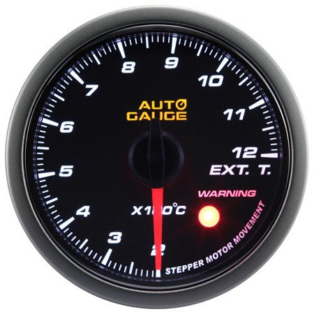 Gauge dujų temperatūros EGT Auto Gauge – DŪMŲ ĮSPĖJIMAS