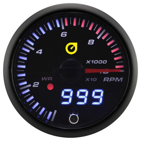 Indikatorius Auto Gauge rPM / tachometras - ĮSPĖJIMO LED