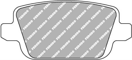 Stabdžių kaladėlės galinės Ferodo Racing DS2500 VOLVO XC70 II - FCP1917H