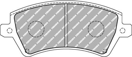 Stabdžių kaladėlės priekyje Ferodo Racing DS2500 TOYOTA Corolla (_E12_) - FCP1573H