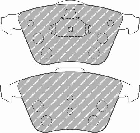 Stabdžių kaladėlės priekyje Ferodo Racing DS2500 VOLKSWAGEN CC (358) - FCP4223H