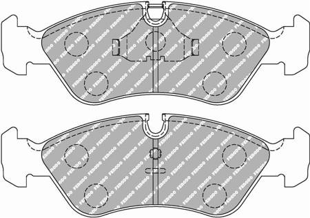 Stabdžių kaladėlės priekyje Ferodo Racing DS3000 VAUXHALL Carlton - FCP584R