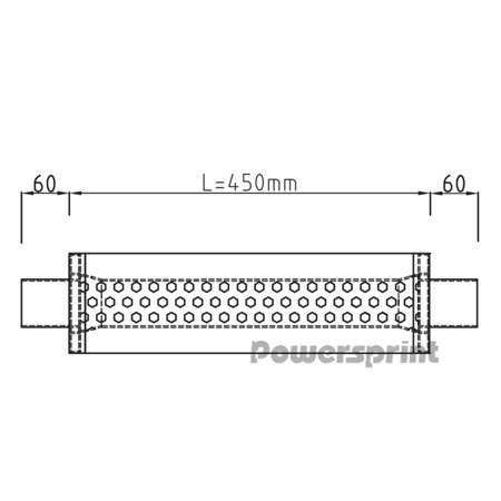 Universalus apvalus duslintuvas Powersprint HF-45