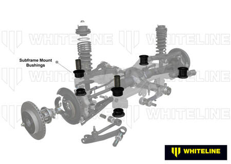 Whiteline poliuretano pakabos įvorės - KDT938 Subaru Forester SJ Levorg VM Liberty BN Outback BS Impreza WRX