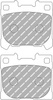 Stabdžių kaladėlės galinės Ferodo Racing DSuno Toyota GR Yaris - FCP5262Z