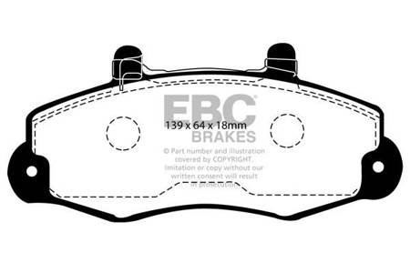 DP918/2 - Zestaw klocków hamulcowych seria ULTIMAX2 EBC Brakes