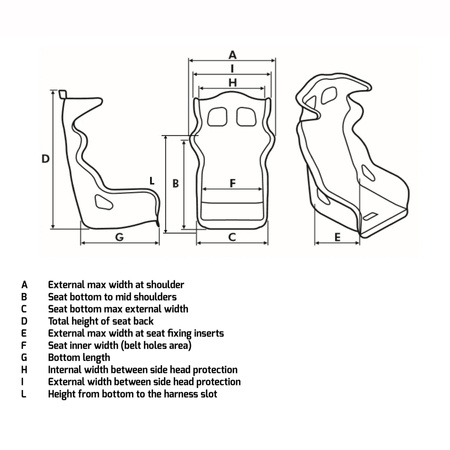 Fotel OMP HTE Evo VTR Fibreglass