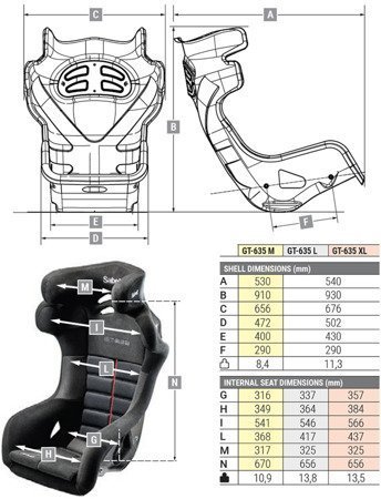 Fotel Sabelt GT-635