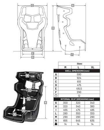 Fotel Sabelt Spine (bez poduszek)