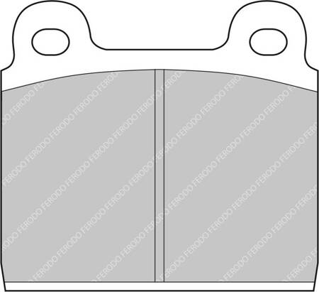 Klock hamulcowe Ferodo Racing DS2500 przednie FCP11H ALFA ROMEO 1750 2000 GT Montreal Spider FERRARI 246 308 365 Dino GLAS 2600 GT/3000 LANCIA Stratos MERCEDES W108 W110 W115 OPEL Admiral Commodore Diplomat Kapitan Monza SENATOR PORSCHE 908/1 911,