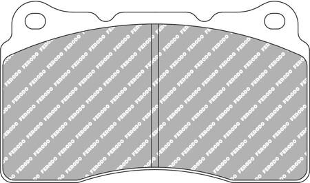 Klock hamulcowe Ferodo Racing DS2500 przednie FCP1334H ALFA ROMEO 147 156 159 166 AUDI A3 Sportback TT CADILLAC CTS CHEVROLET Camaro Corvette FERRARI 458 488 FORD Mustang MASERATI Ghibli MITSUBISHI Lancer OPEL ASTRA J RENAULT Megane Coupe SEAT Leon VOLVO