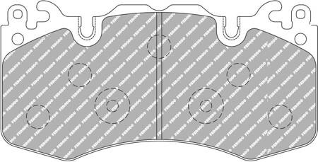 Klock hamulcowe Ferodo Racing DS2500 przednie FCP4379H LAND ROVER Range Rover III IV LG LW LW 